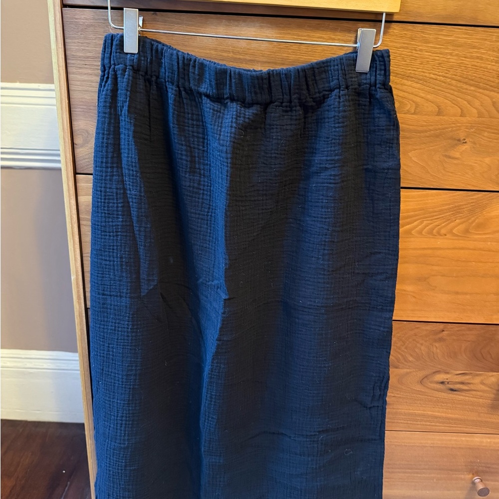 Rails women’s black gauze maxi skirt